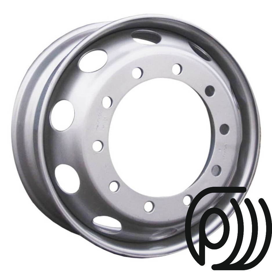 грузовой диск yz whell yz 9x22,5 10x335 et175 dia 281 (16mm) external valve